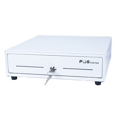 Денежный ящик POScenter 13EМ 330x355x90, механический, PUSH, белый Денежный ящик POScenter 13EМ 330x355x90, механический, PUSH, белый